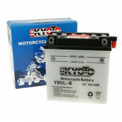 Baterie KYOTO 12V 5Ah YB5L-B (dodáváno s kyselinovou náplní)